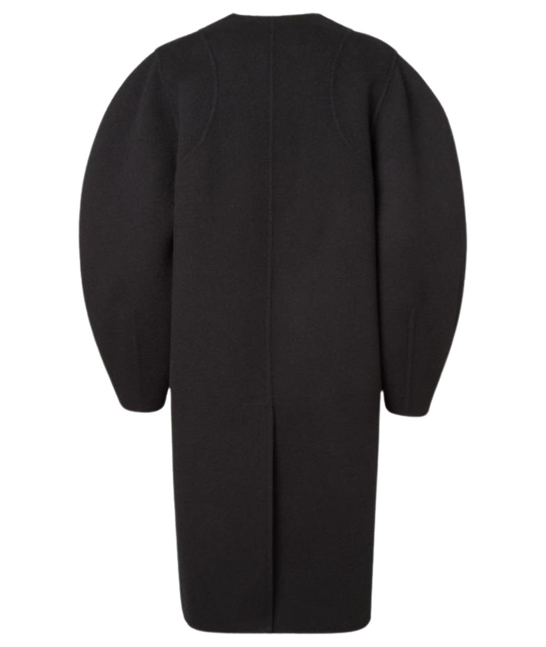 FENDI Черное шерстяное пальто, фото 3