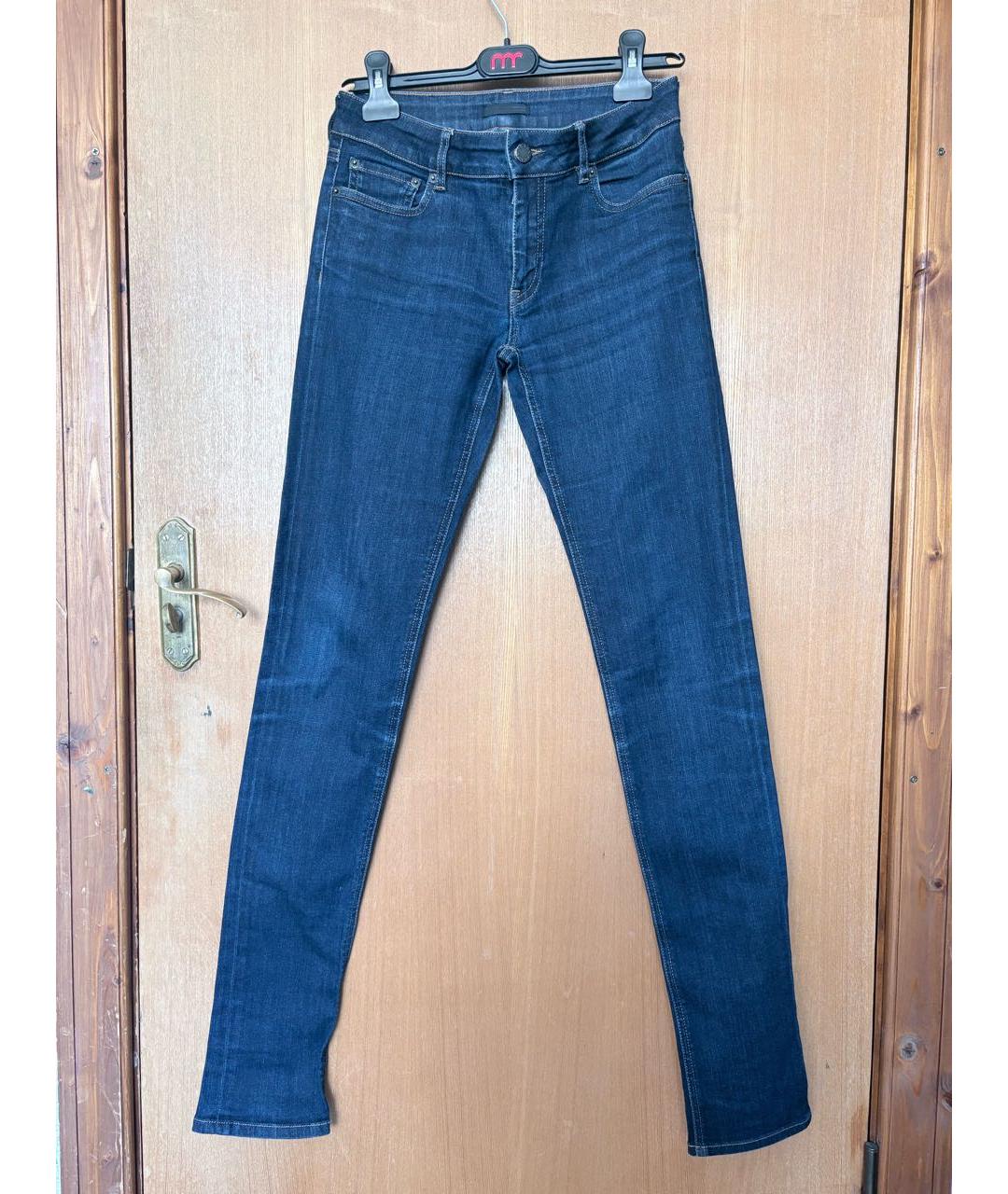 PRADA Темно-синие джинсы слим, фото 2