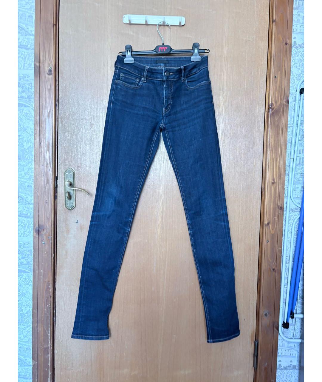 PRADA Темно-синие джинсы слим, фото 5