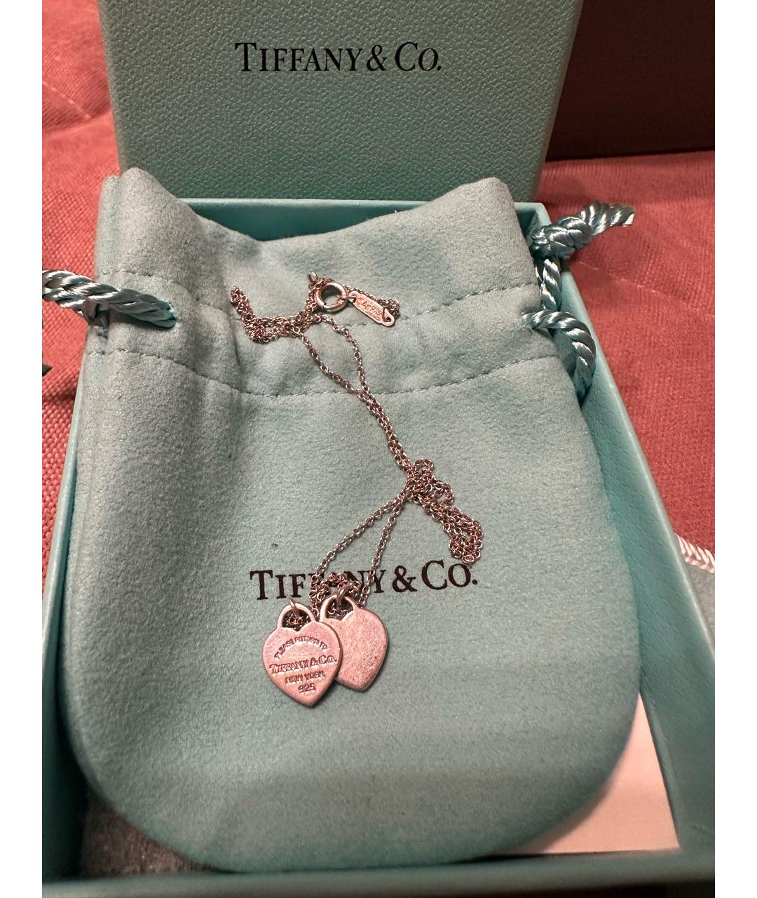 TIFFANY&CO Серебряное серебряное колье, фото 2