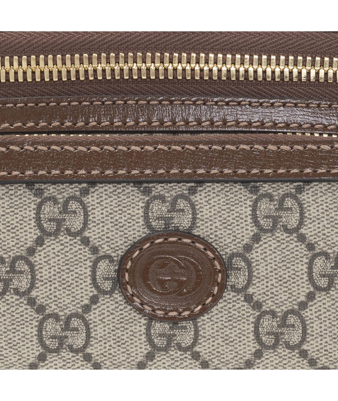 GUCCI Коричневая поясная сумка, фото 2