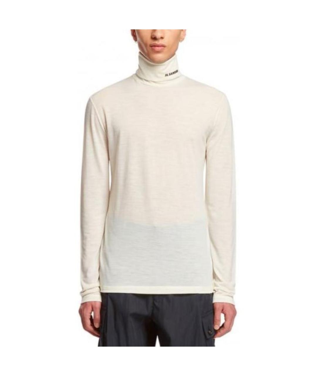 JIL SANDER Белый джемпер / свитер, фото 3