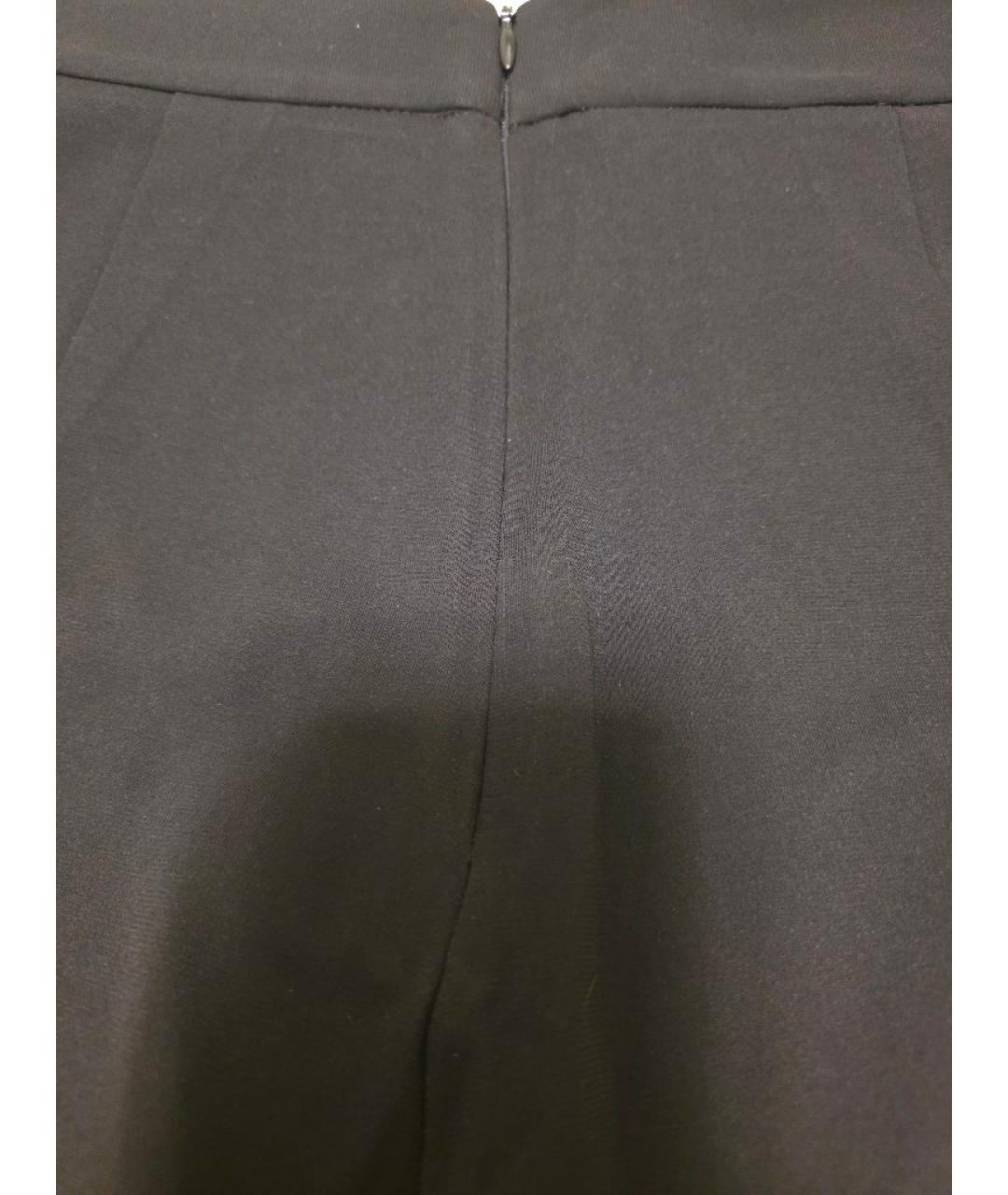 WOLFORD Черные вискозные прямые брюки, фото 4