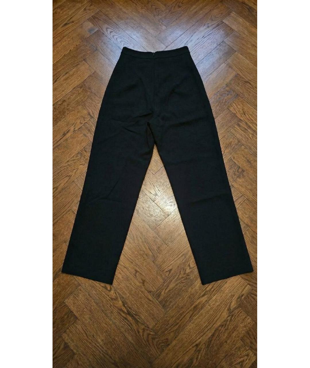 WOLFORD Черные вискозные прямые брюки, фото 2