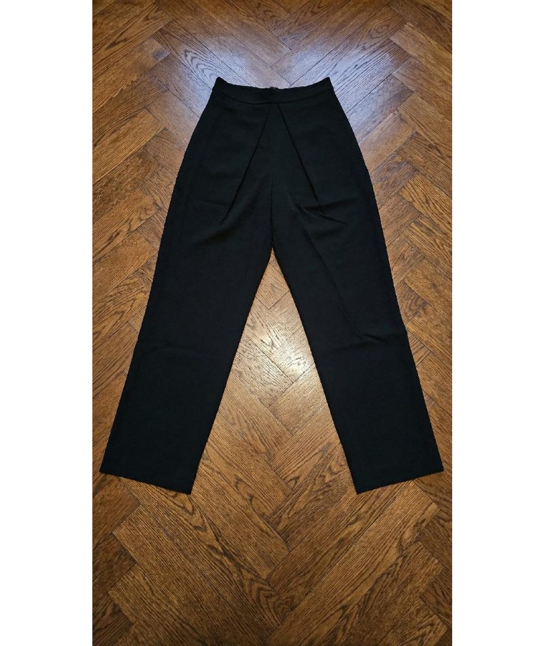 WOLFORD Черные вискозные прямые брюки, фото 5