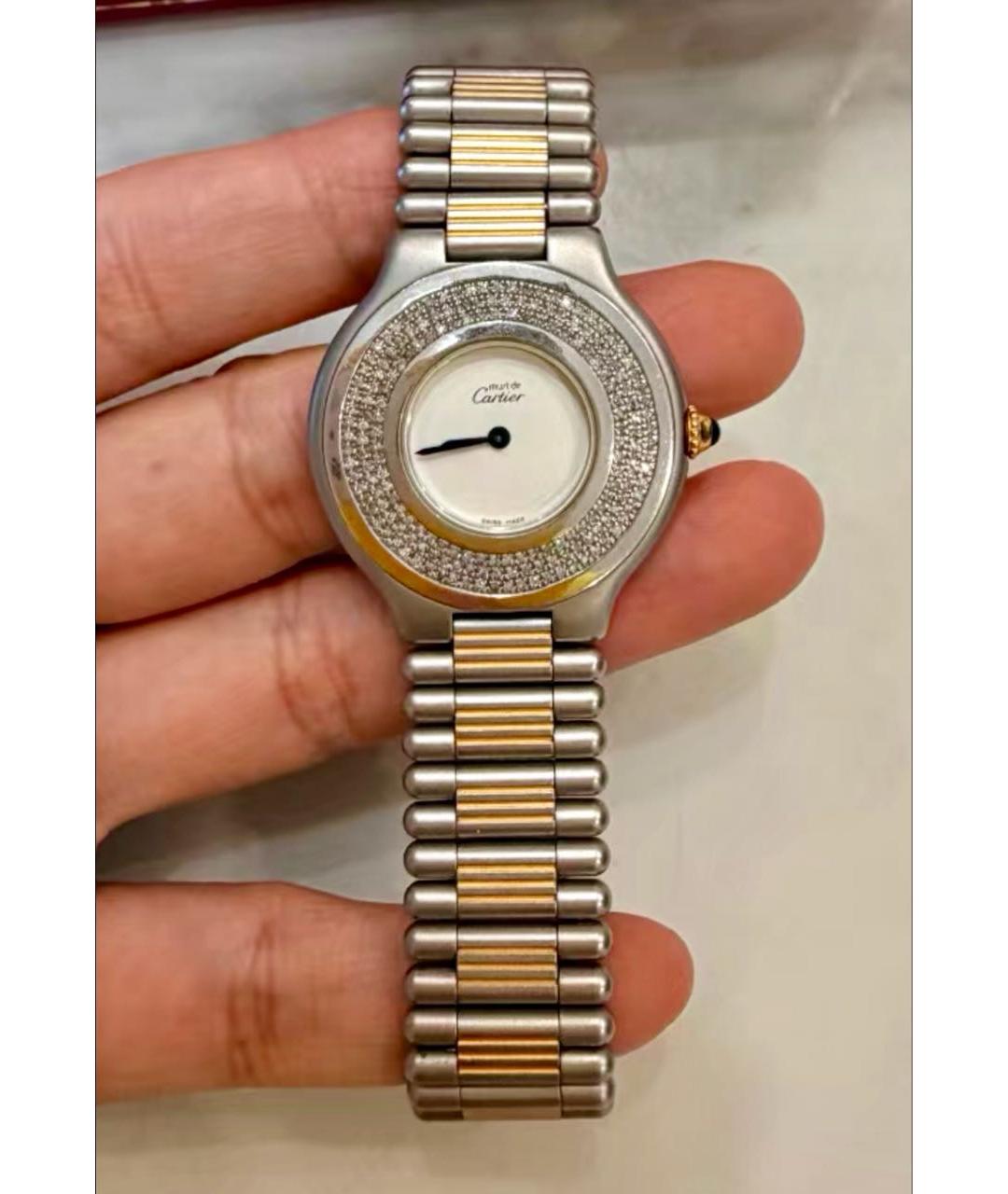 CARTIER Серебряные металлические часы, фото 6