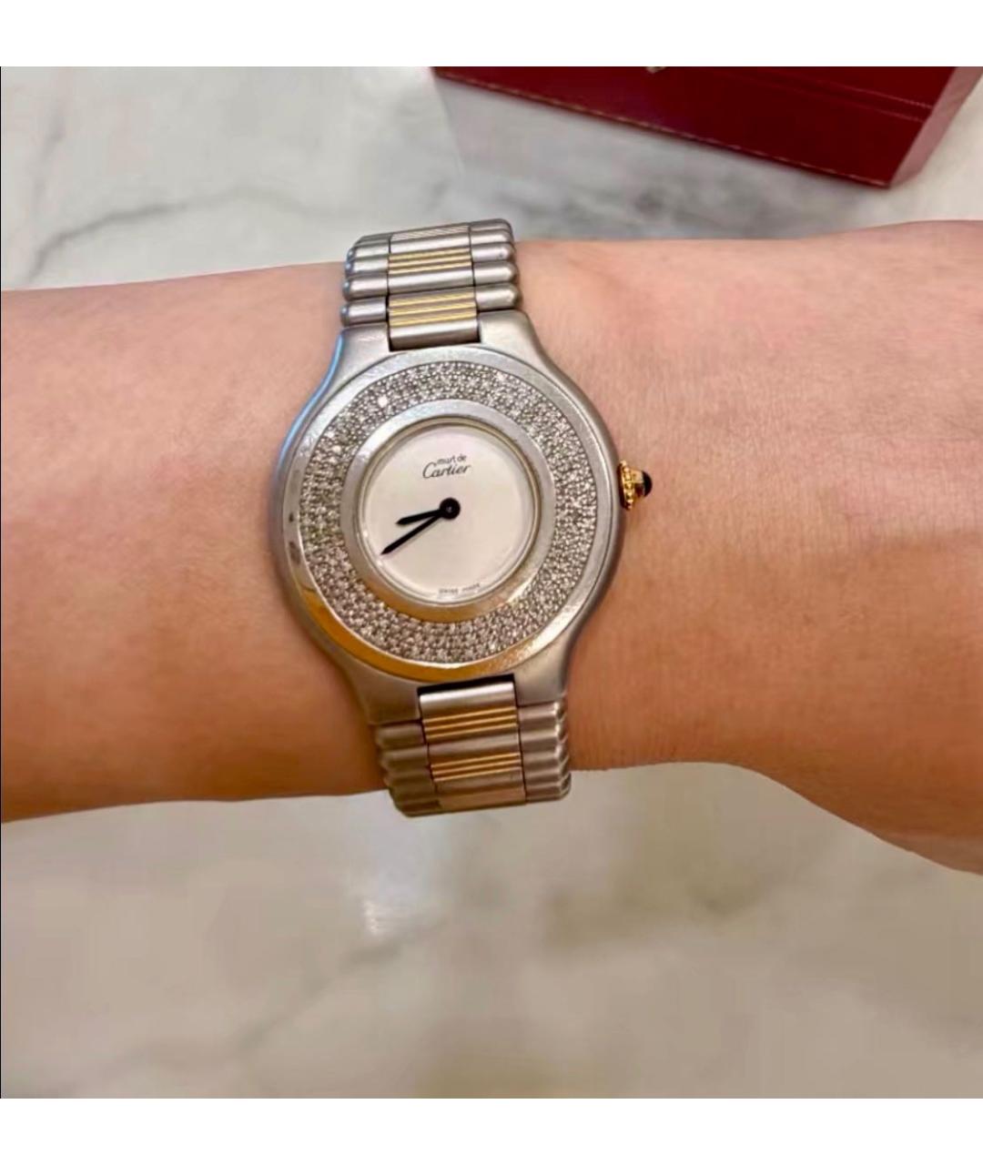 CARTIER Серебряные металлические часы, фото 3