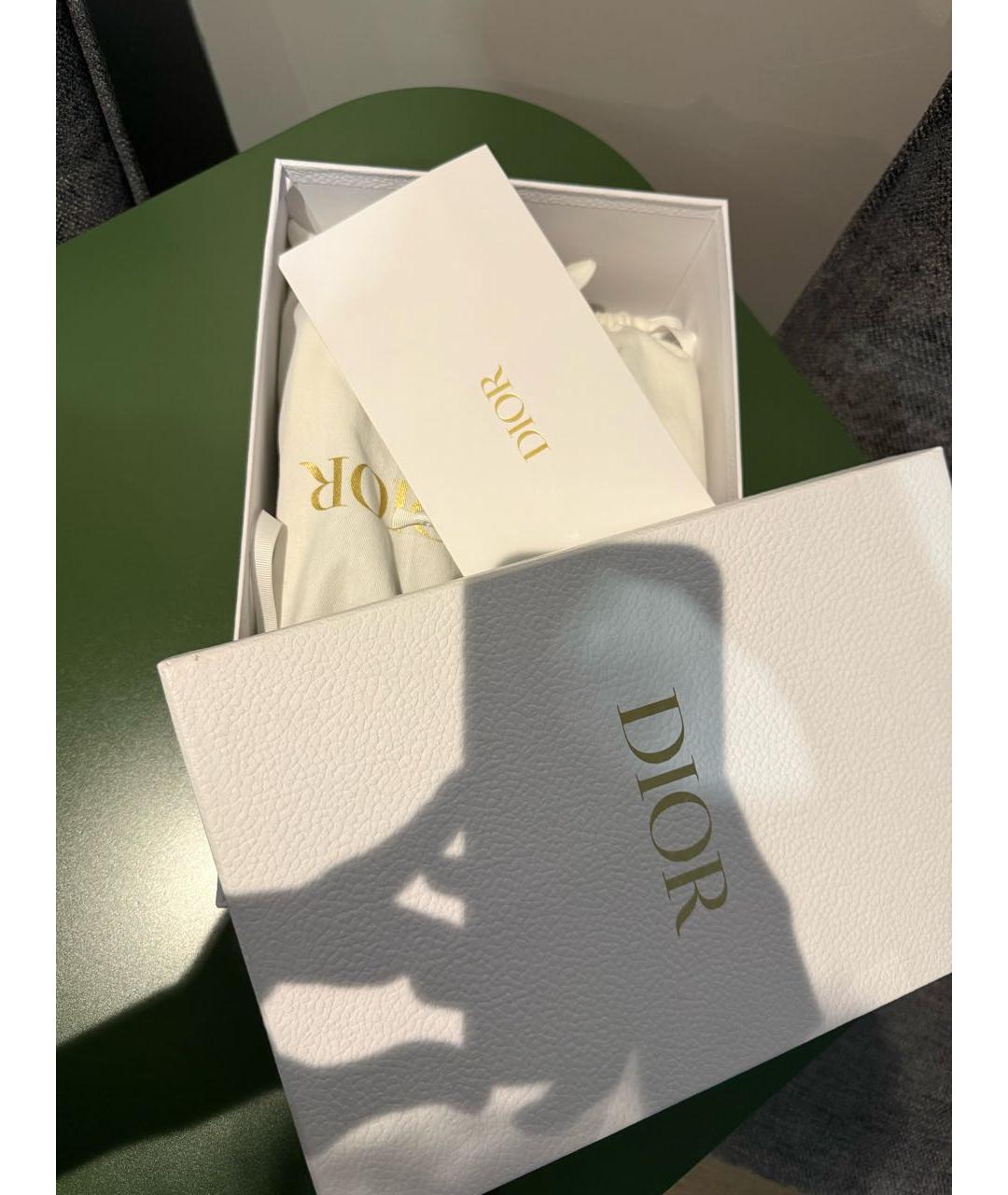 CHRISTIAN DIOR Черные текстильные кеды, фото 6