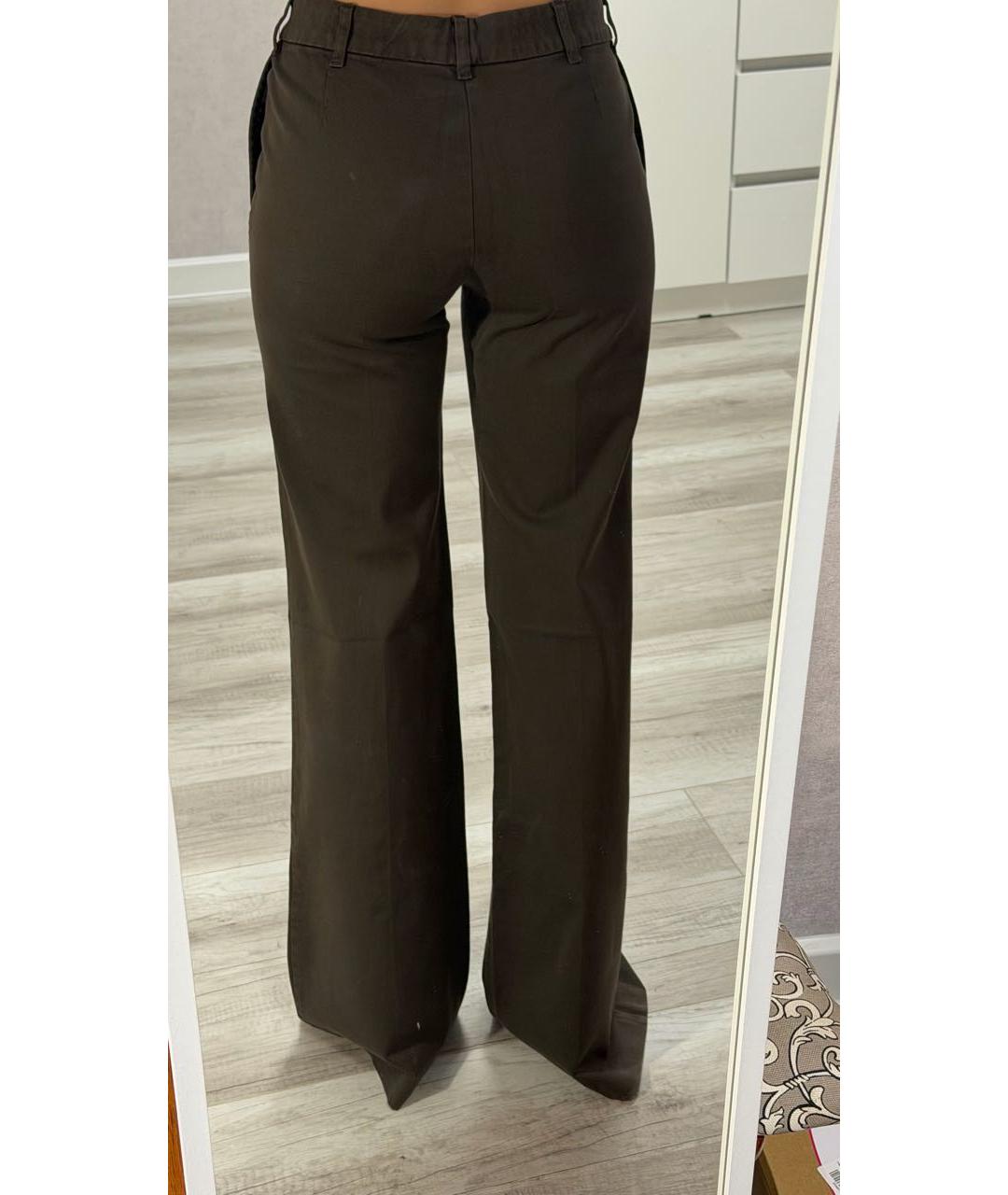 SEE BY CHLOE Коричневые хлопковые джинсы клеш, фото 2