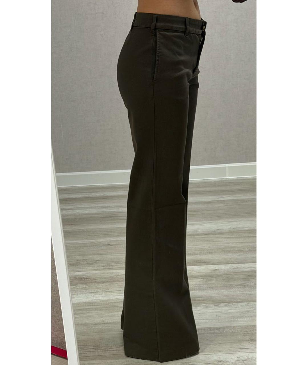 SEE BY CHLOE Коричневые хлопковые джинсы клеш, фото 3