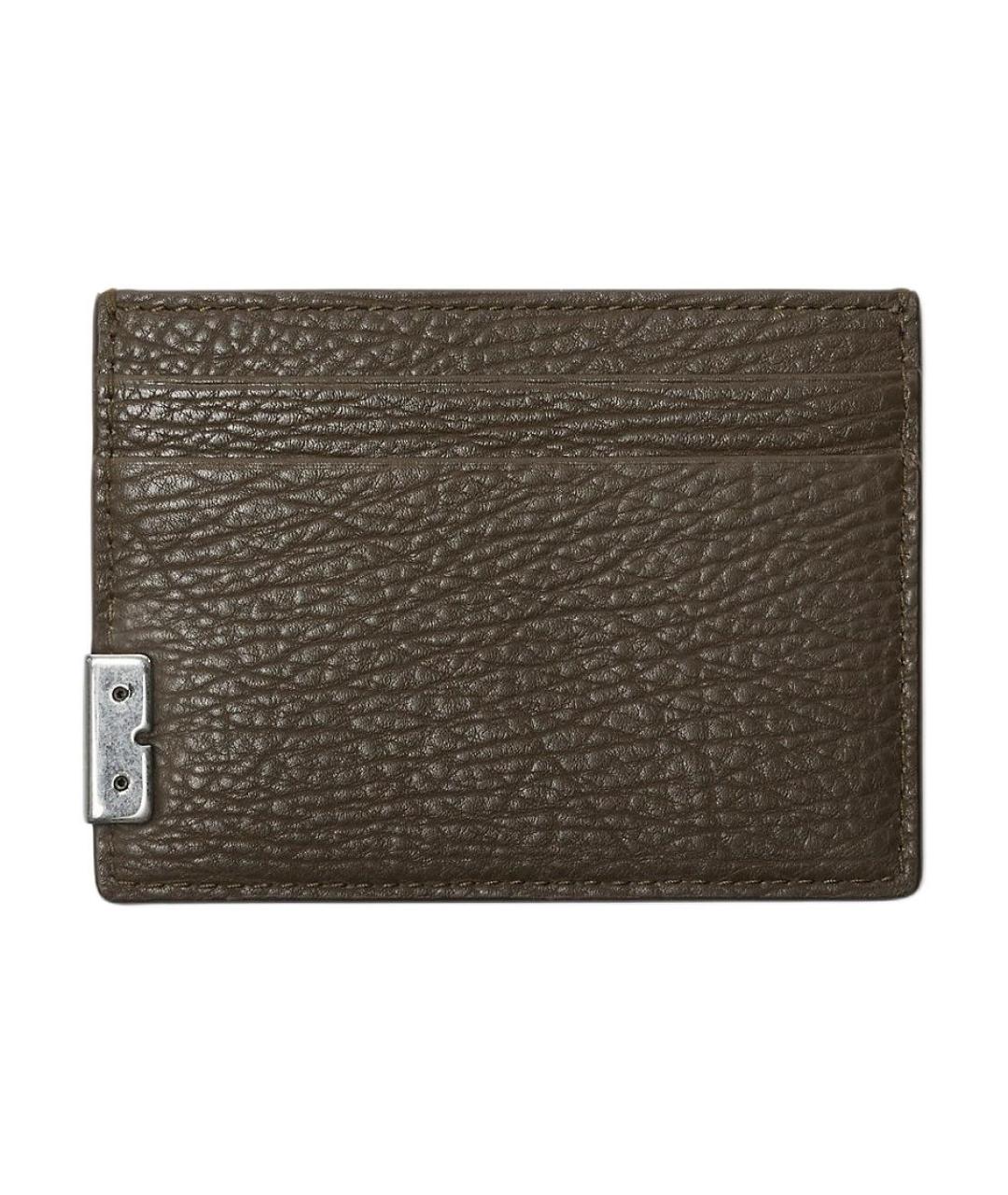 BURBERRY Коричневый кожаный кардхолдер, фото 2