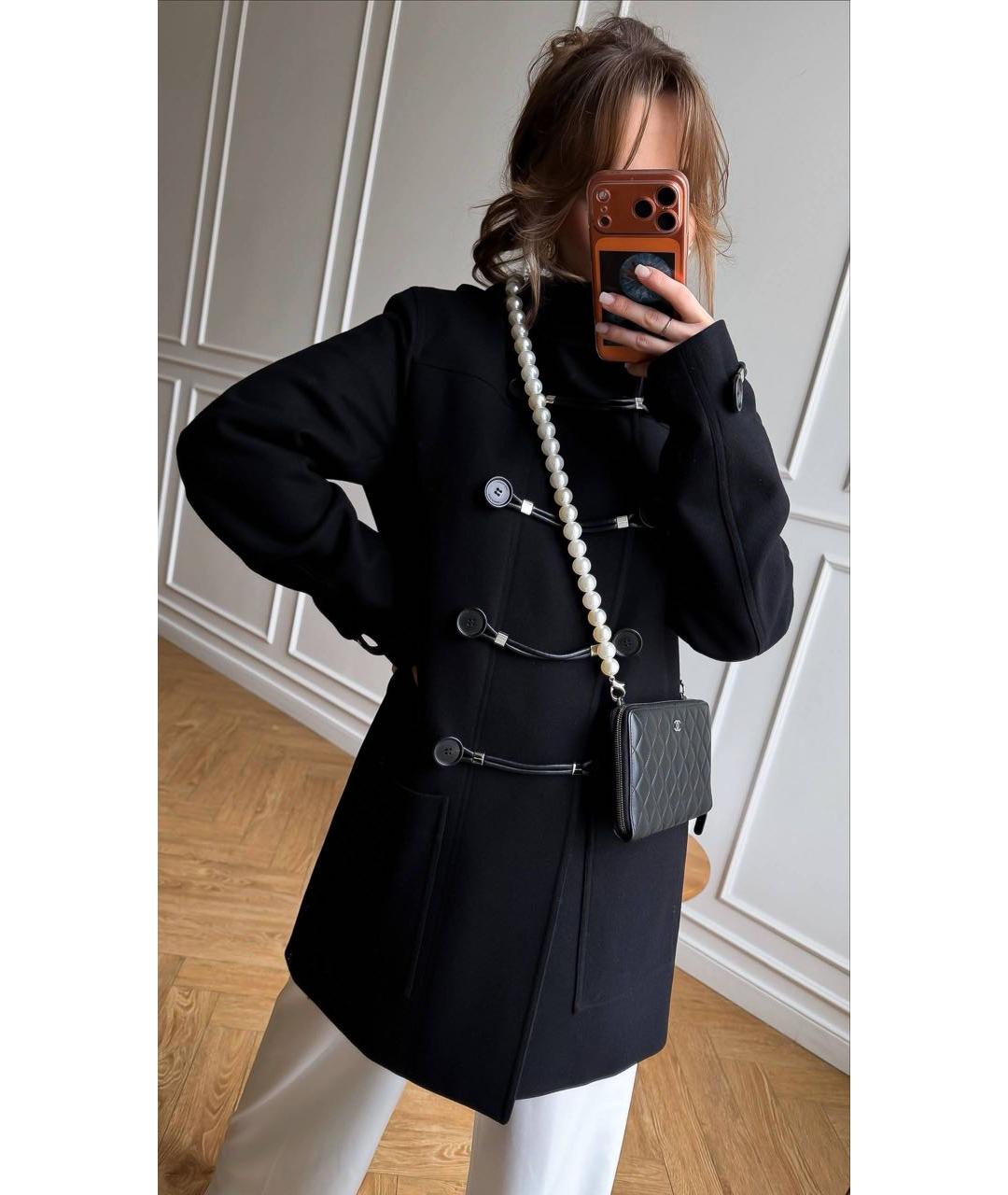 CHRISTIAN DIOR Черное пальто, фото 4