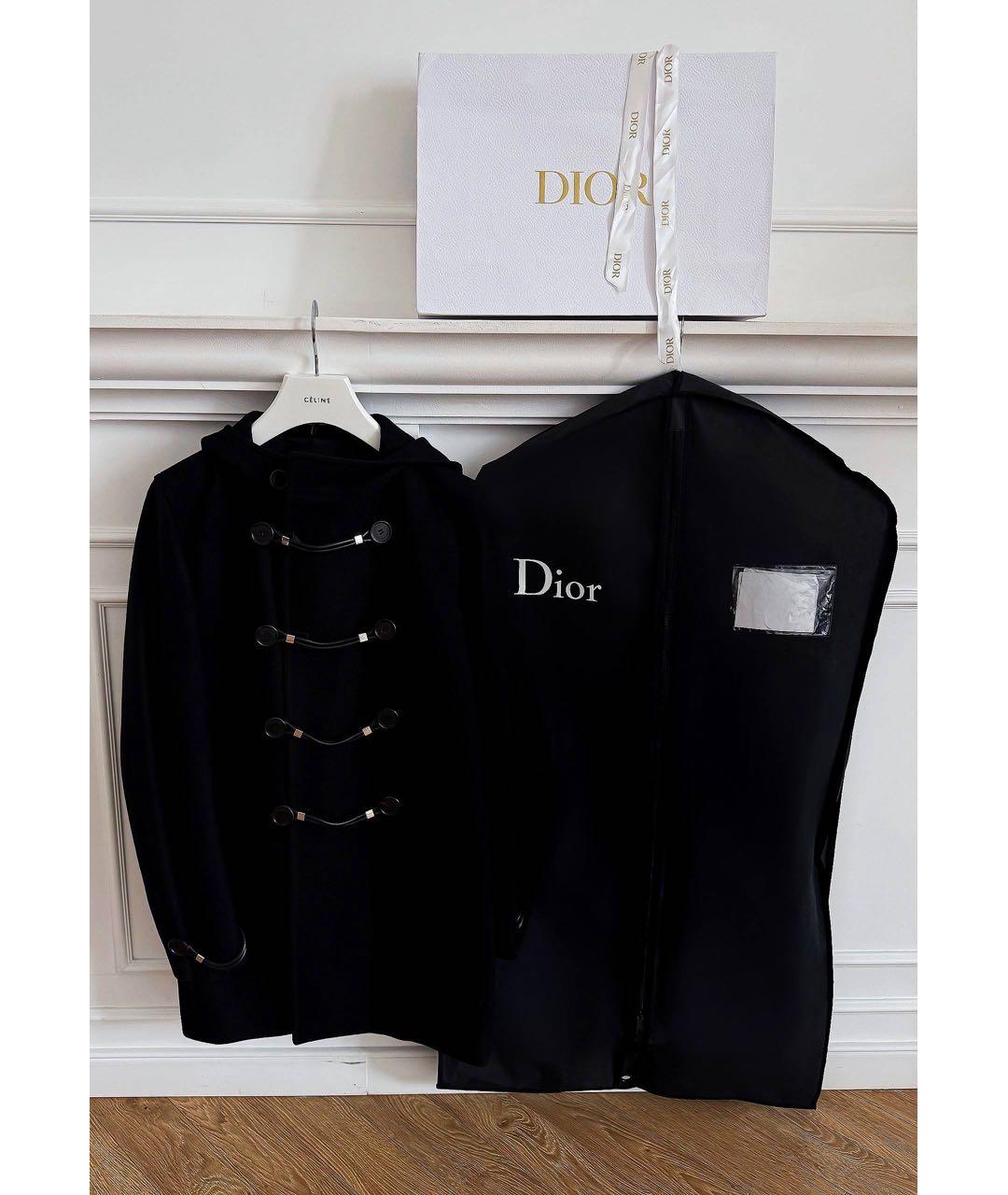 CHRISTIAN DIOR Черное пальто, фото 3