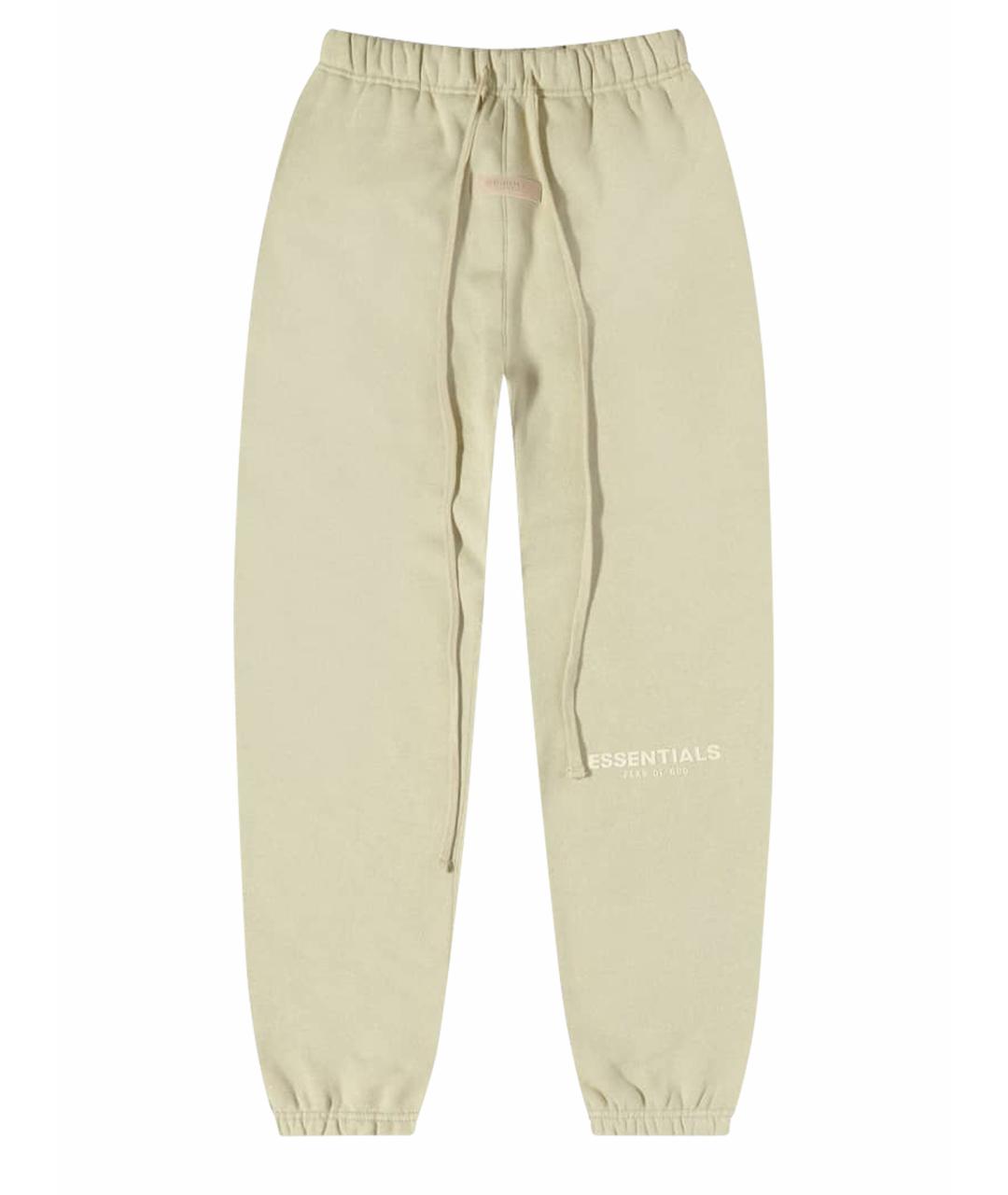 FEAR OF GOD ESSENTIALS Бежевые хлопковые повседневные брюки, фото 1