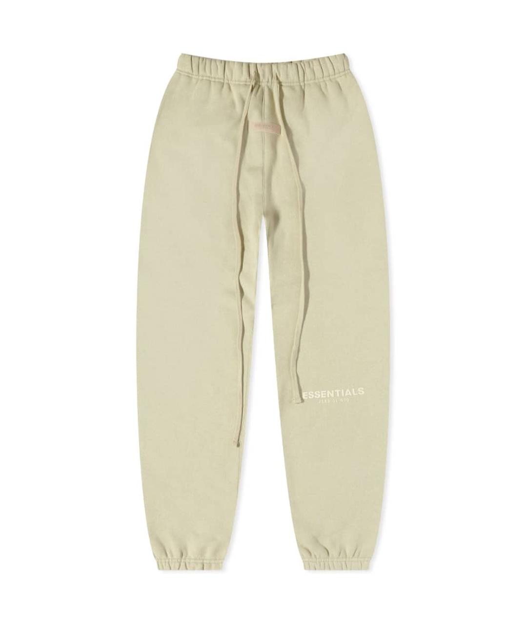 FEAR OF GOD ESSENTIALS Бежевые хлопковые повседневные брюки, фото 5