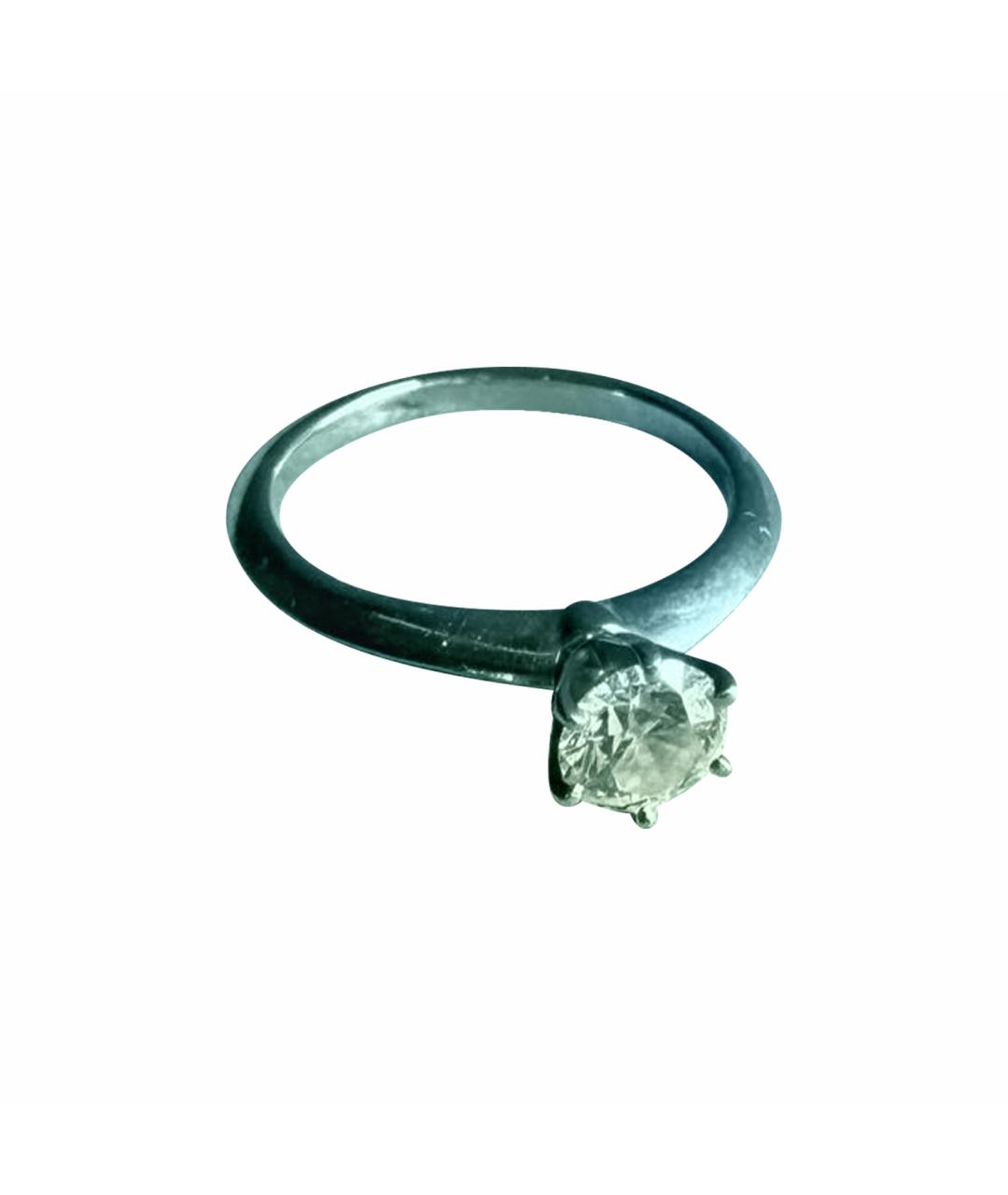 TIFFANY&CO Серебряное платиновое кольцо, фото 1