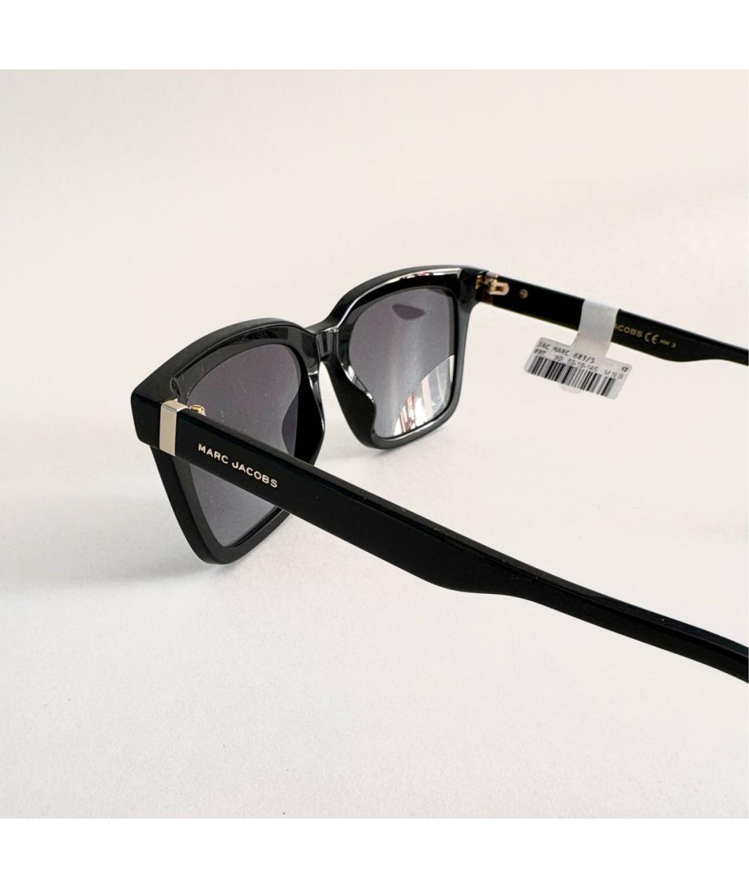 MARC JACOBS Черные пластиковые солнцезащитные очки, фото 4