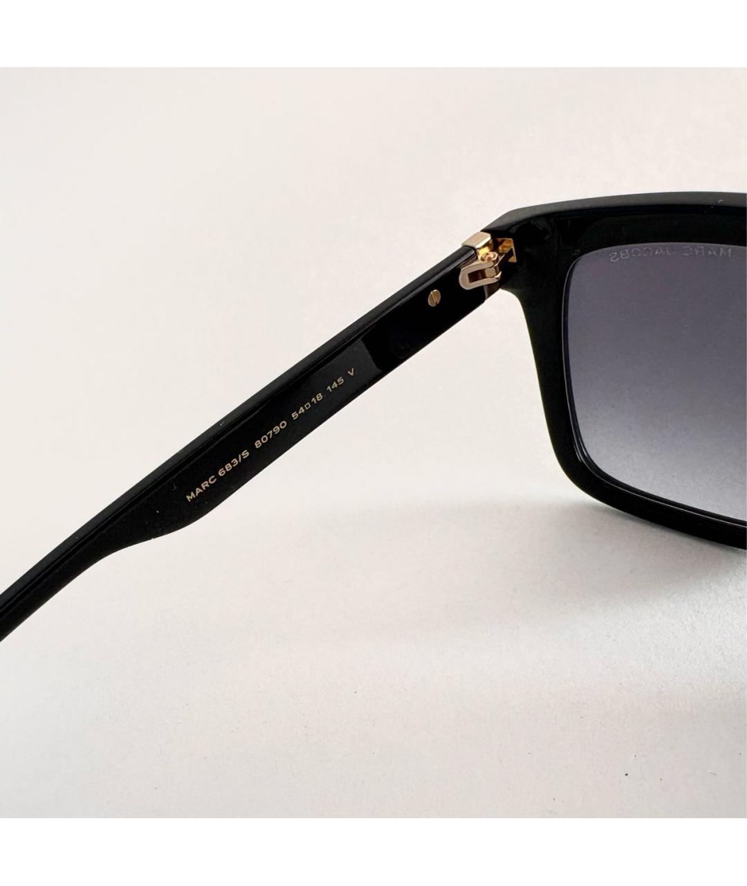 MARC JACOBS Черные пластиковые солнцезащитные очки, фото 3