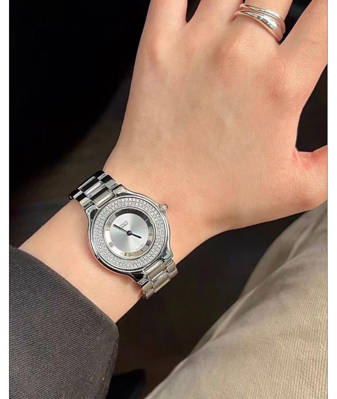 CARTIER Серебряные металлические часы, фото 4