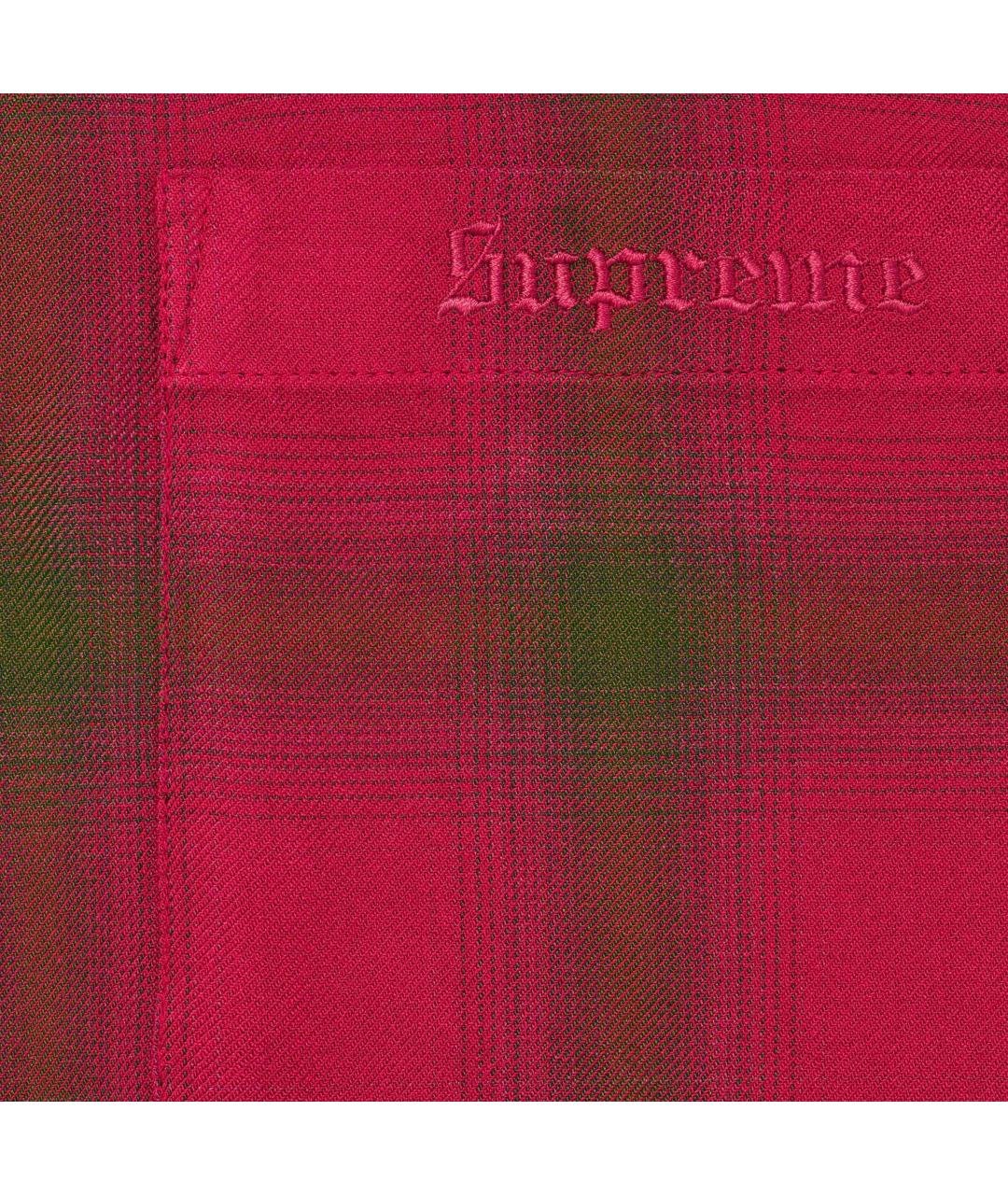 SUPREME Красная рубашка, фото 2