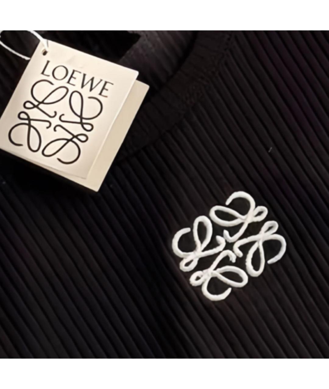 LOEWE Черное повседневное платье, фото 6