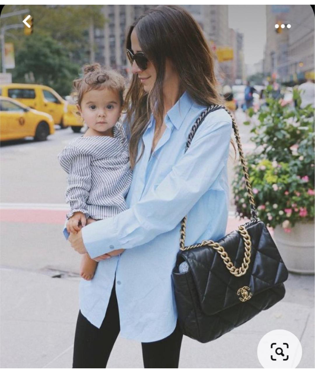 CHANEL Черная кожаная сумка через плечо, фото 7