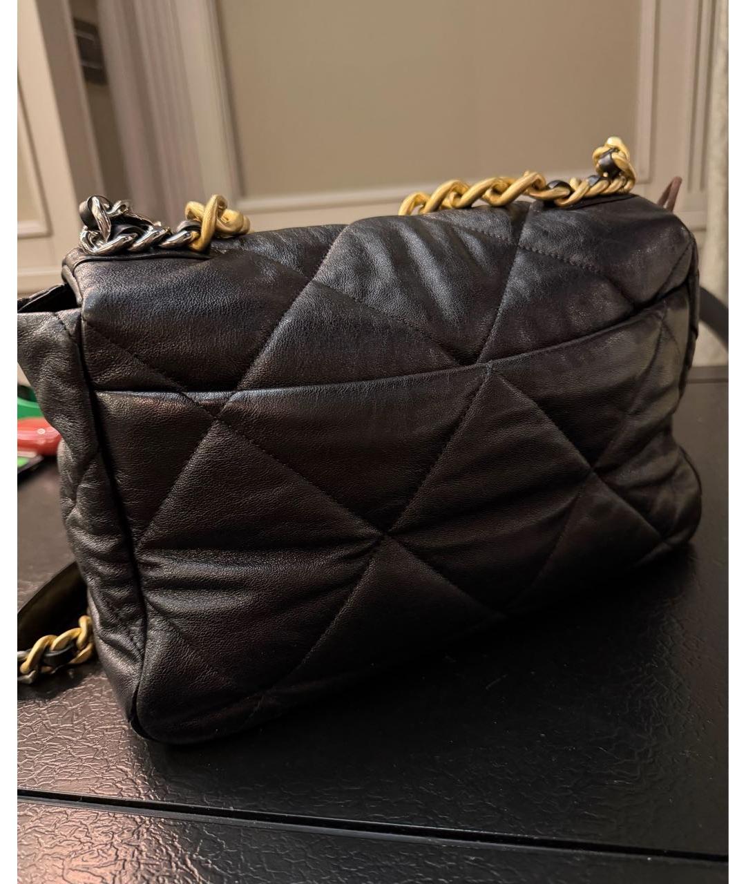 CHANEL Черная кожаная сумка через плечо, фото 2