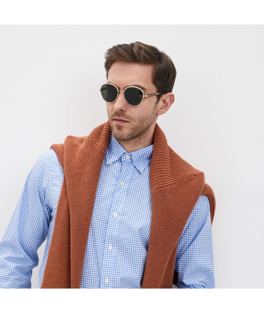 MARC JACOBS Зеленые металлические солнцезащитные очки, фото 3