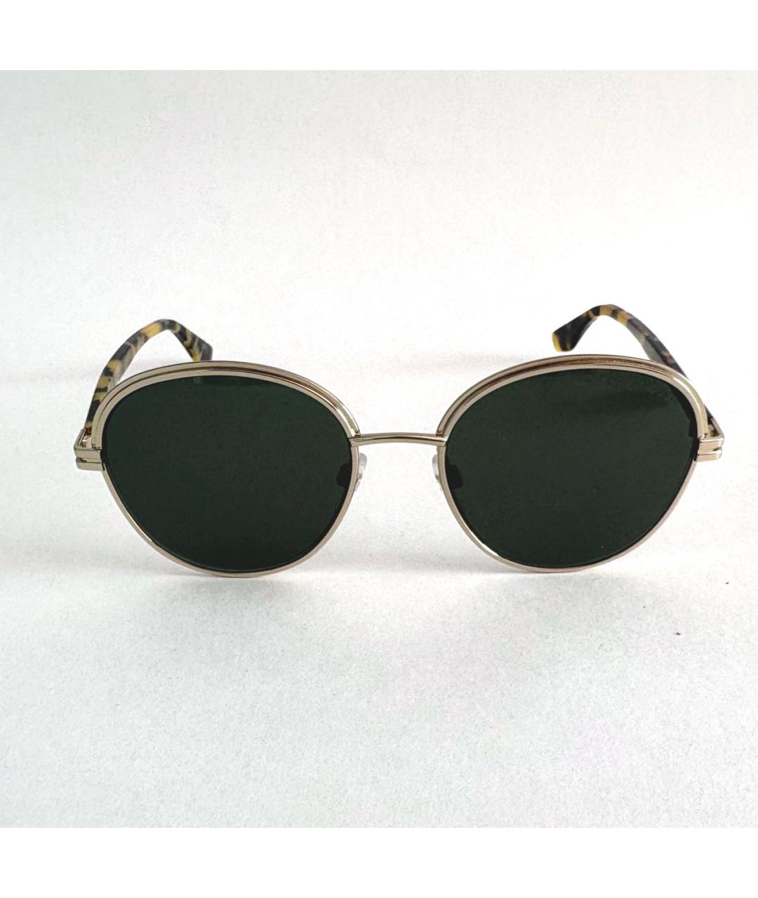 MARC JACOBS Зеленые металлические солнцезащитные очки, фото 4