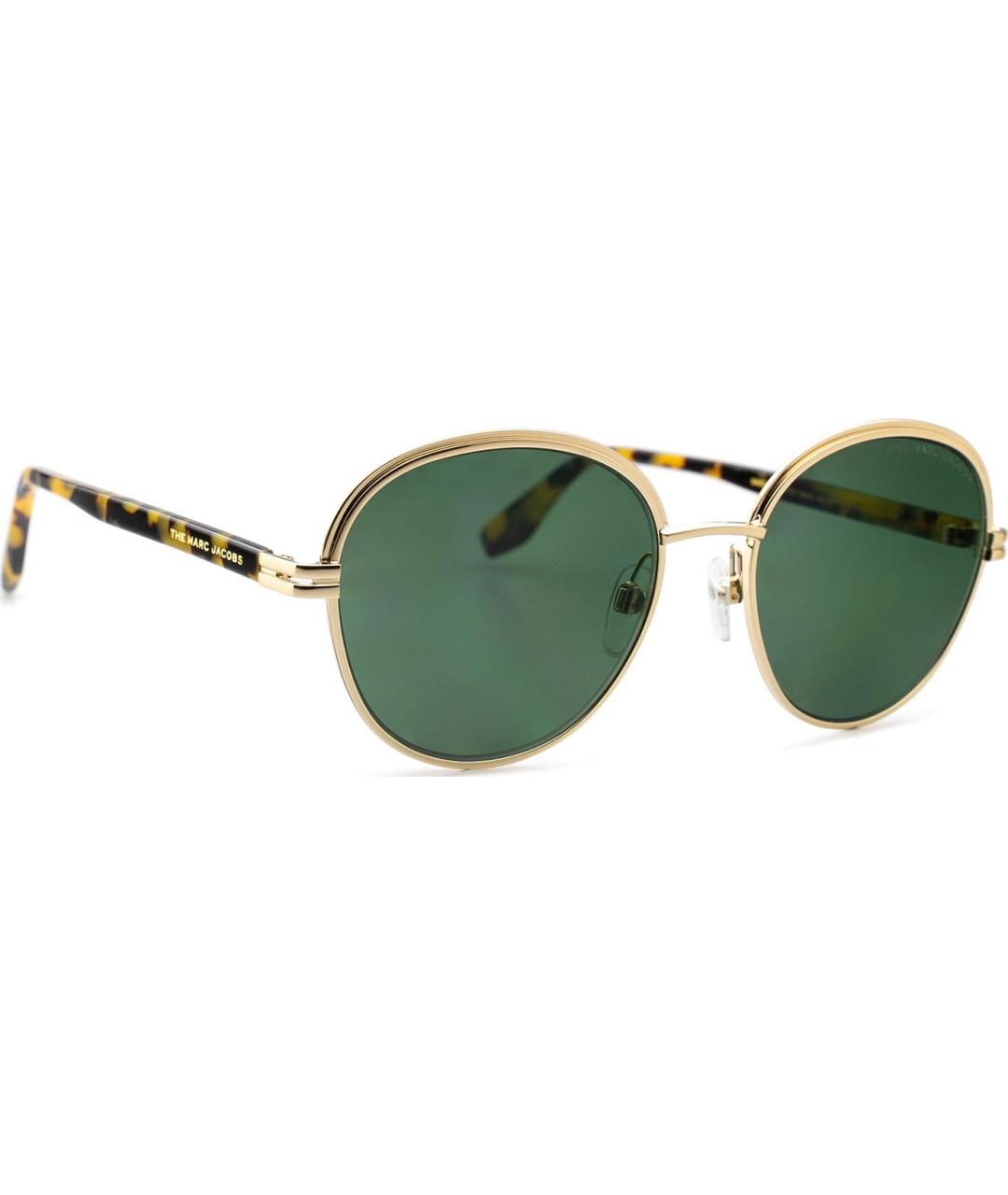 MARC JACOBS Зеленые металлические солнцезащитные очки, фото 2