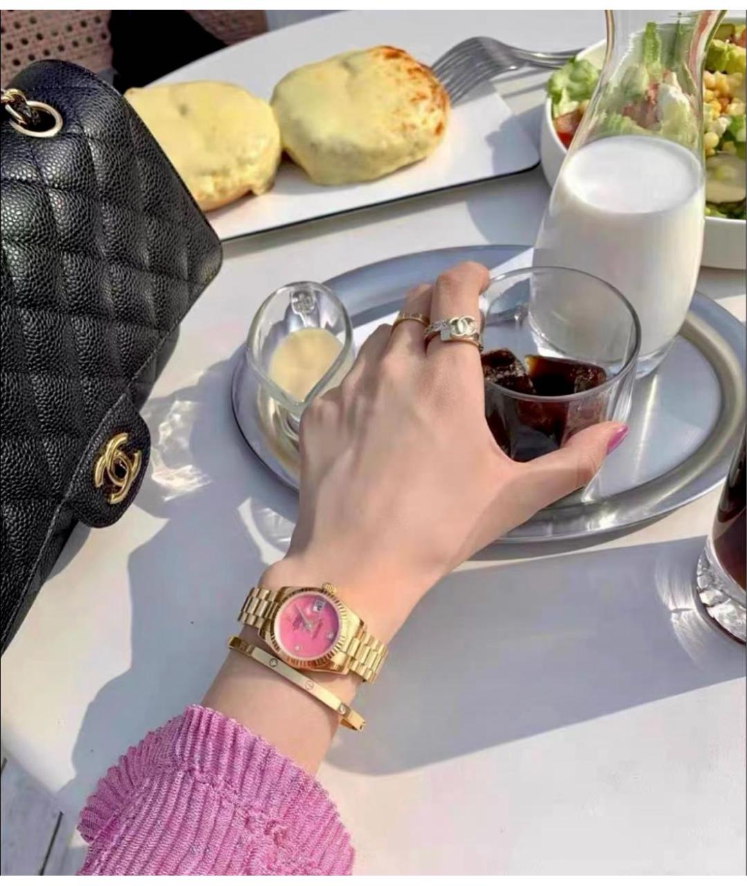 ROLEX Золотые часы из желтого золота, фото 4