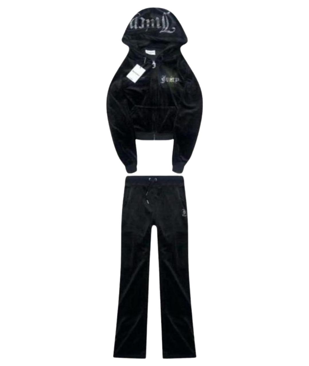 JUICY COUTURE Черный велюровый спортивные костюмы, фото 1