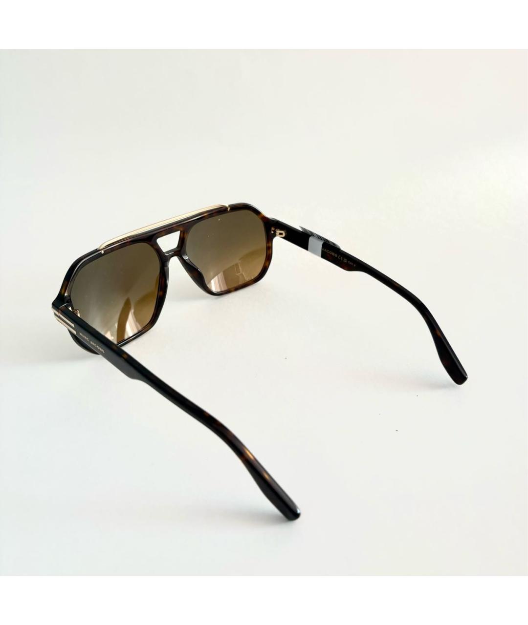 MARC JACOBS Коричневые пластиковые солнцезащитные очки, фото 5