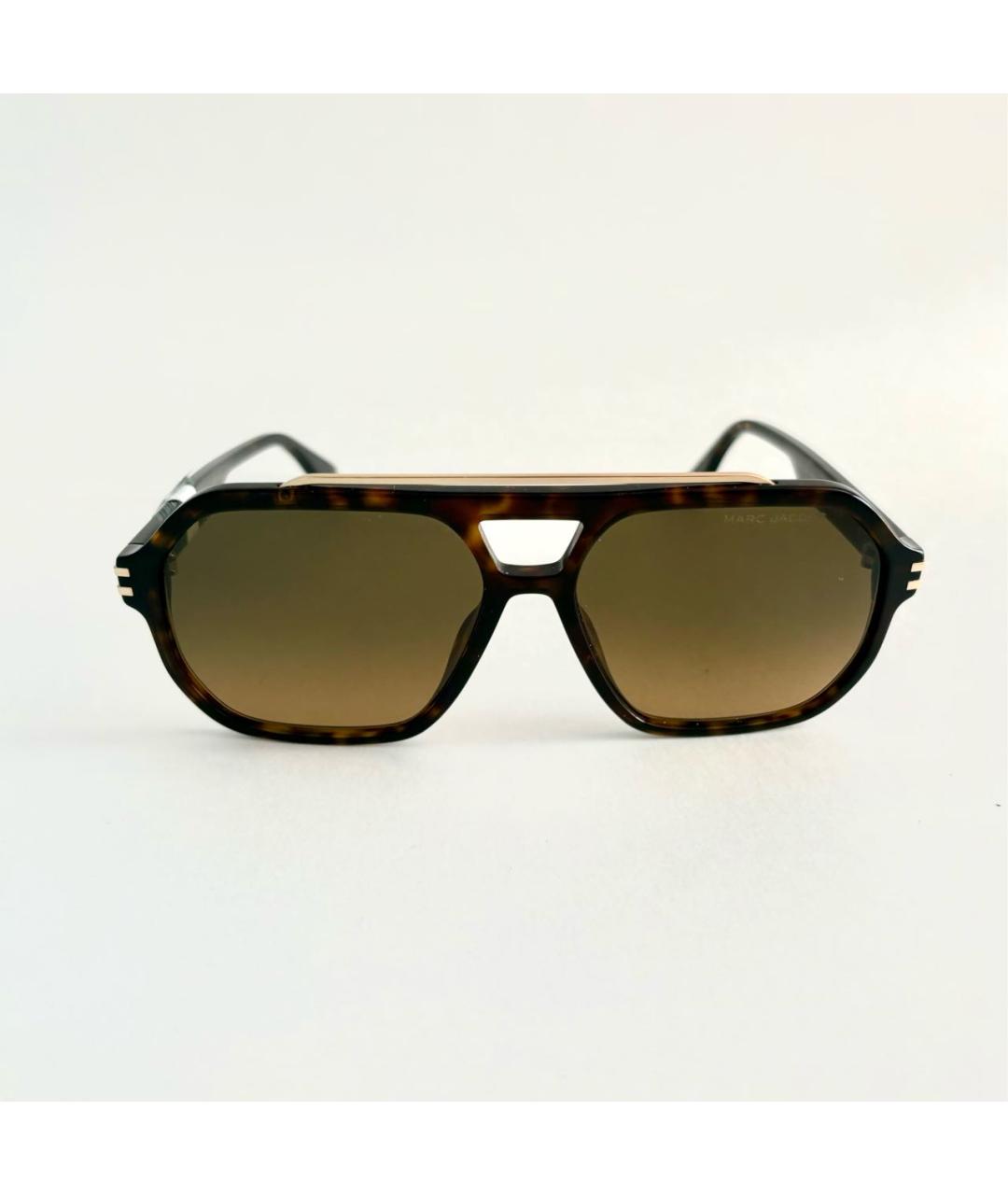MARC JACOBS Коричневые пластиковые солнцезащитные очки, фото 6