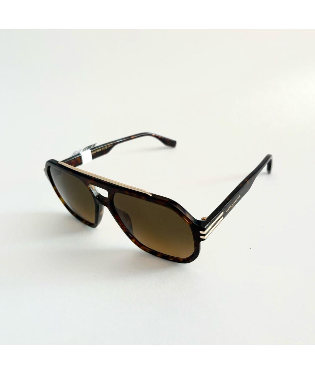 MARC JACOBS Коричневые пластиковые солнцезащитные очки, фото 7