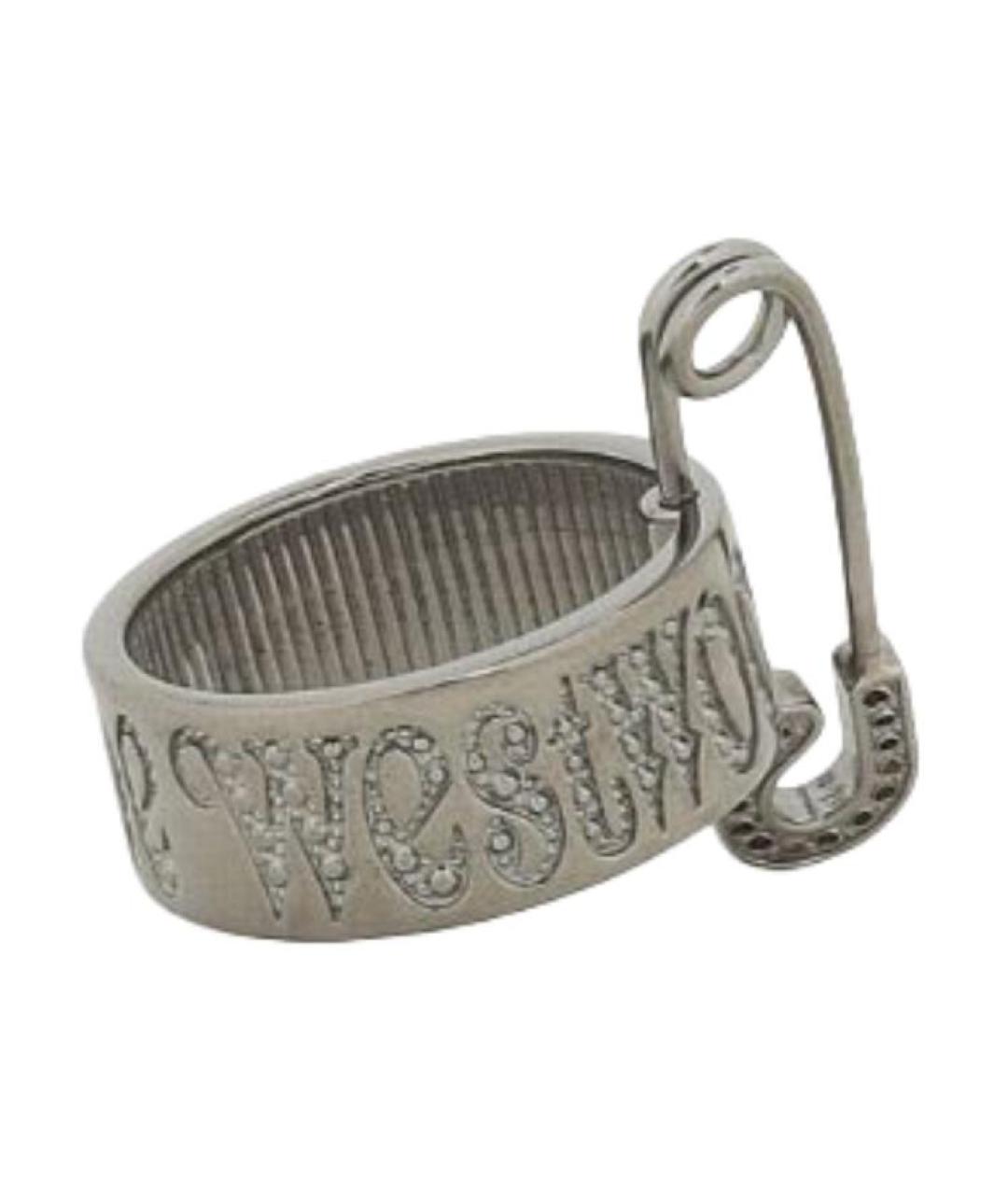 VIVIENNE WESTWOOD Серое серебряное кольцо, фото 2