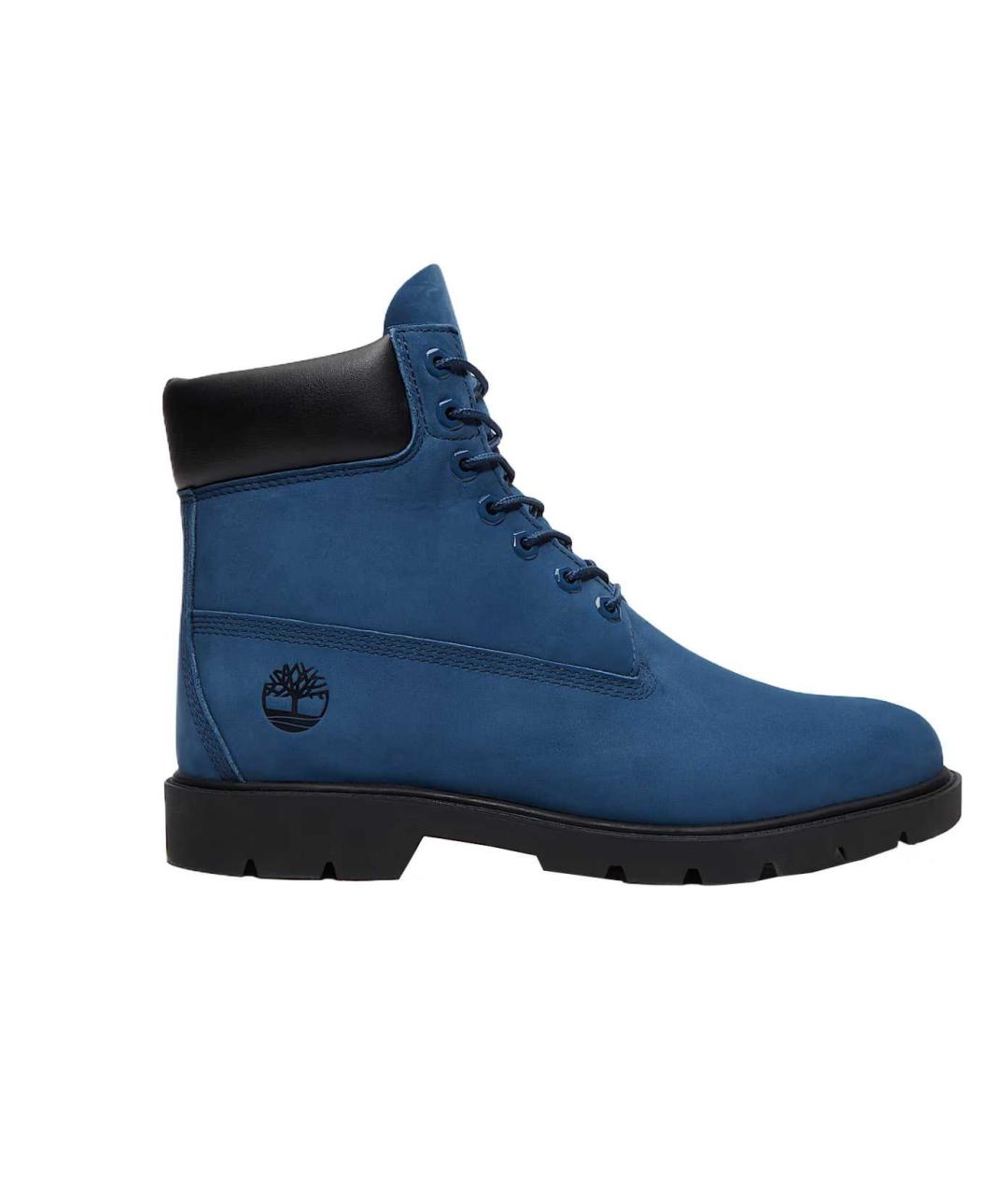TIMBERLAND Синие нубуковые высокие ботинки, фото 2