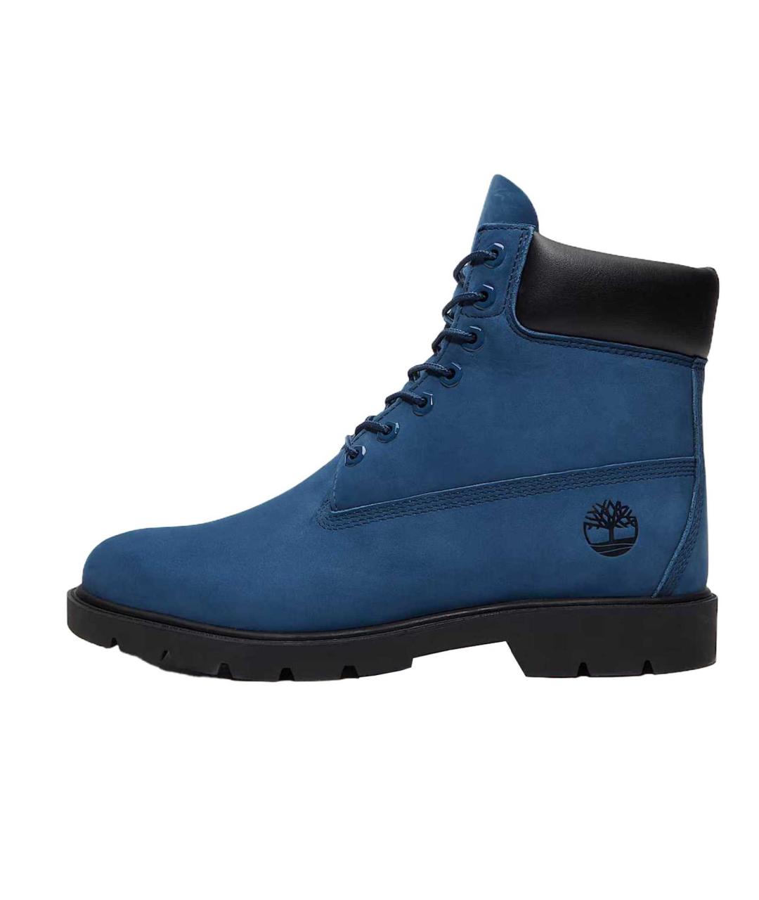 TIMBERLAND Синие нубуковые высокие ботинки, фото 6