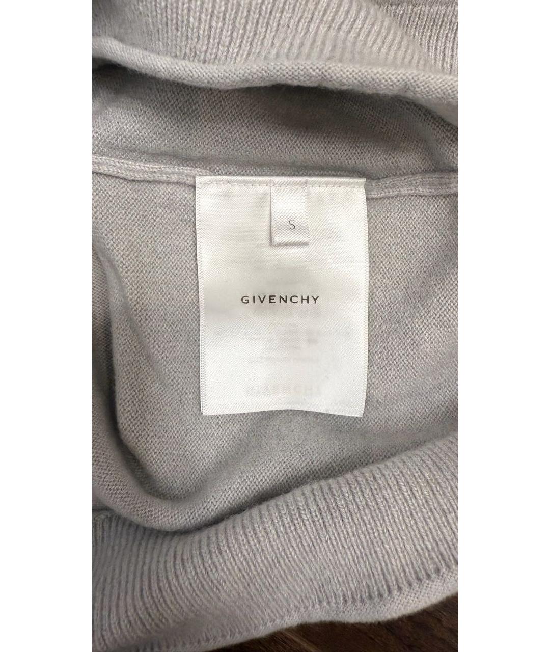 GIVENCHY Серая кашемировая водолазка, фото 5