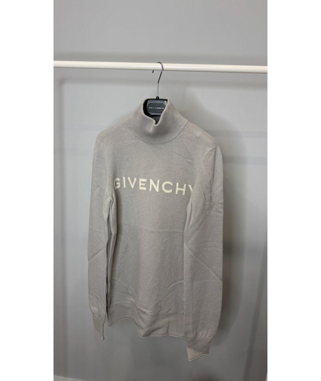 GIVENCHY Серая кашемировая водолазка, фото 8