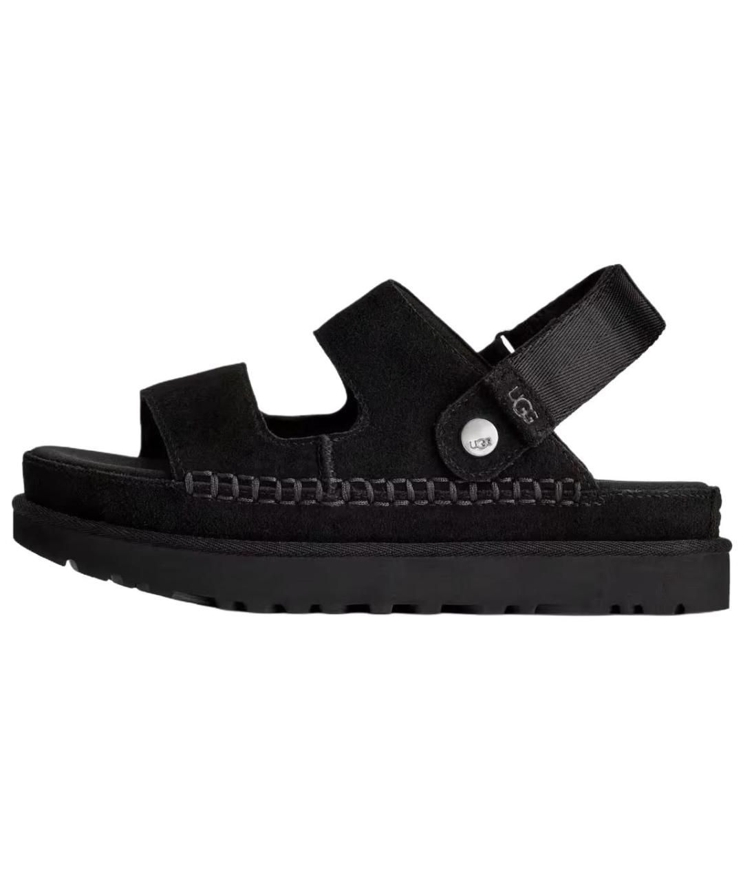UGG AUSTRALIA Черные сандалии, фото 2