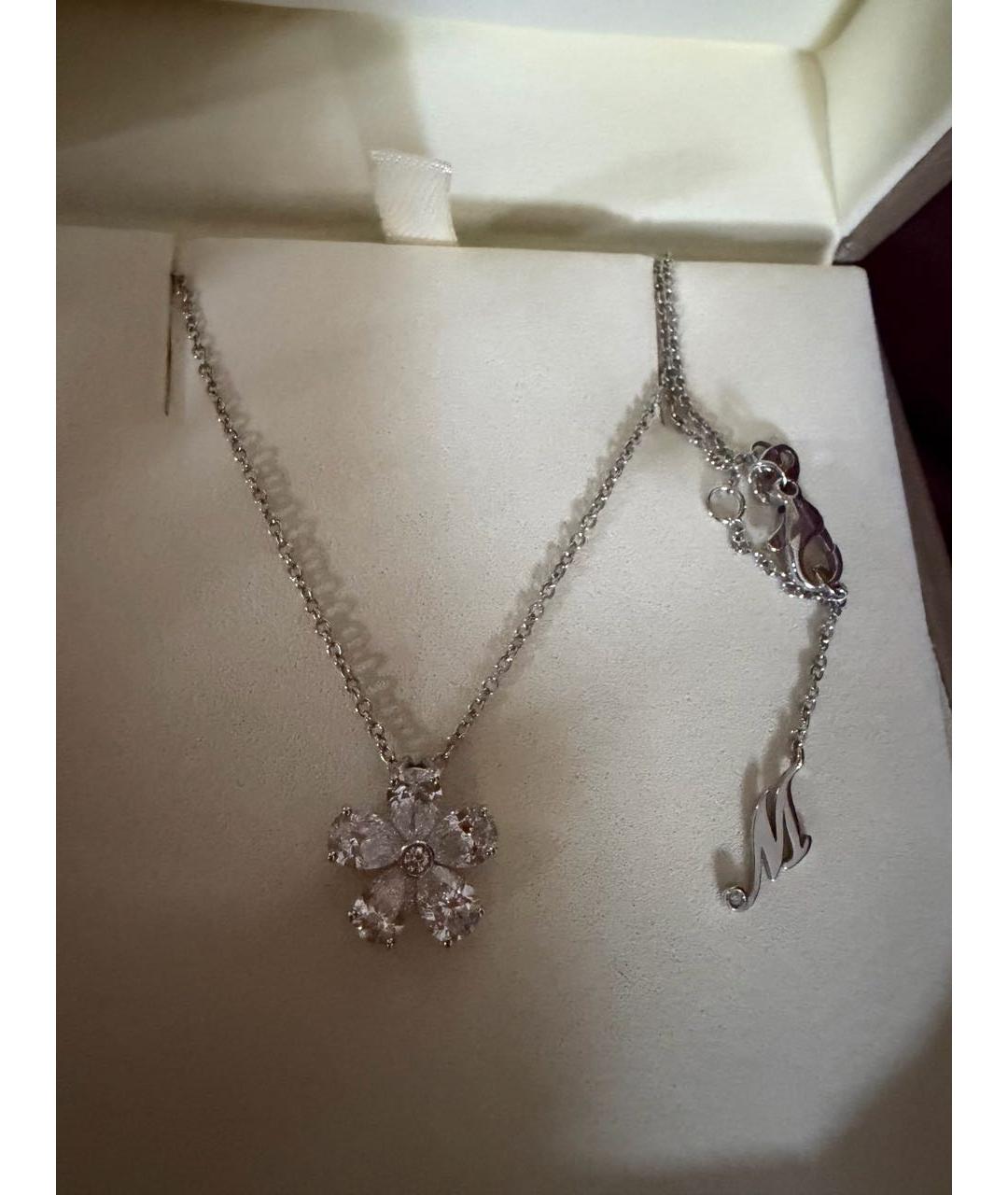 MERCURY Серебряное колье из белого золота, фото 4