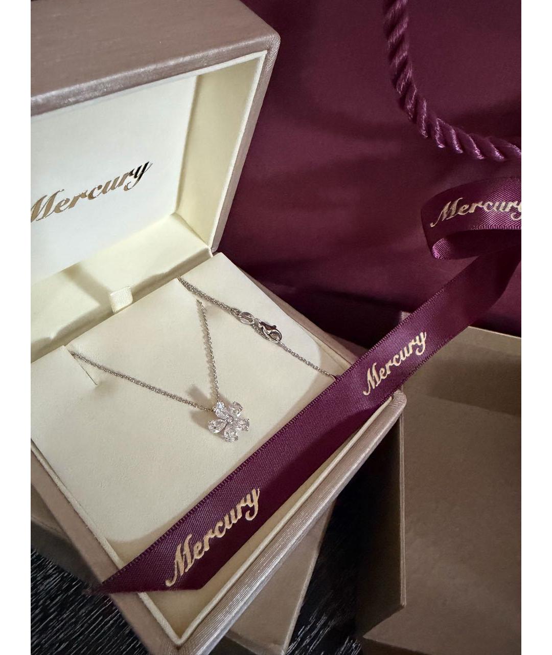 MERCURY Серебряное колье из белого золота, фото 7