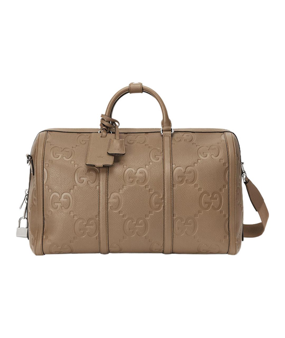 GUCCI Коричневая дорожная/спортивная сумка, фото 4