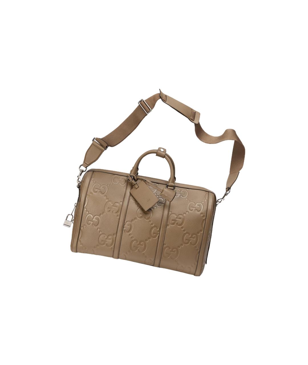 GUCCI Коричневая дорожная/спортивная сумка, фото 1