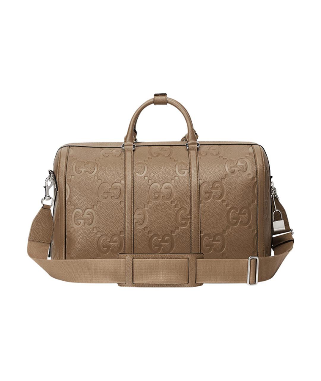 GUCCI Коричневая дорожная/спортивная сумка, фото 5