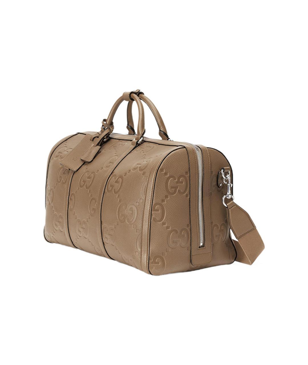 GUCCI Коричневая дорожная/спортивная сумка, фото 3