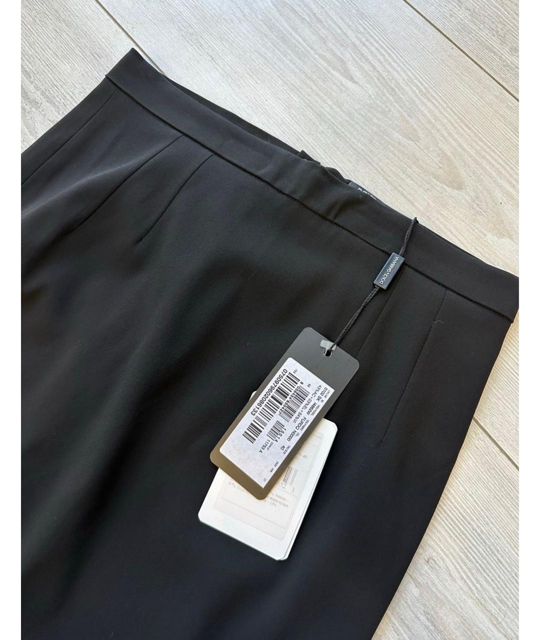 DOLCE&GABBANA Черная юбка миди, фото 2