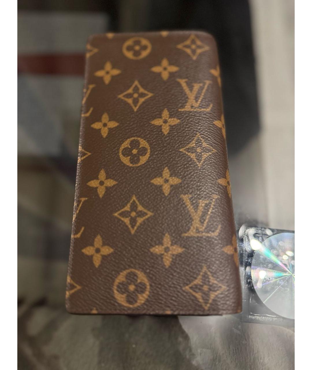 LOUIS VUITTON Коричневый кошелек, фото 2