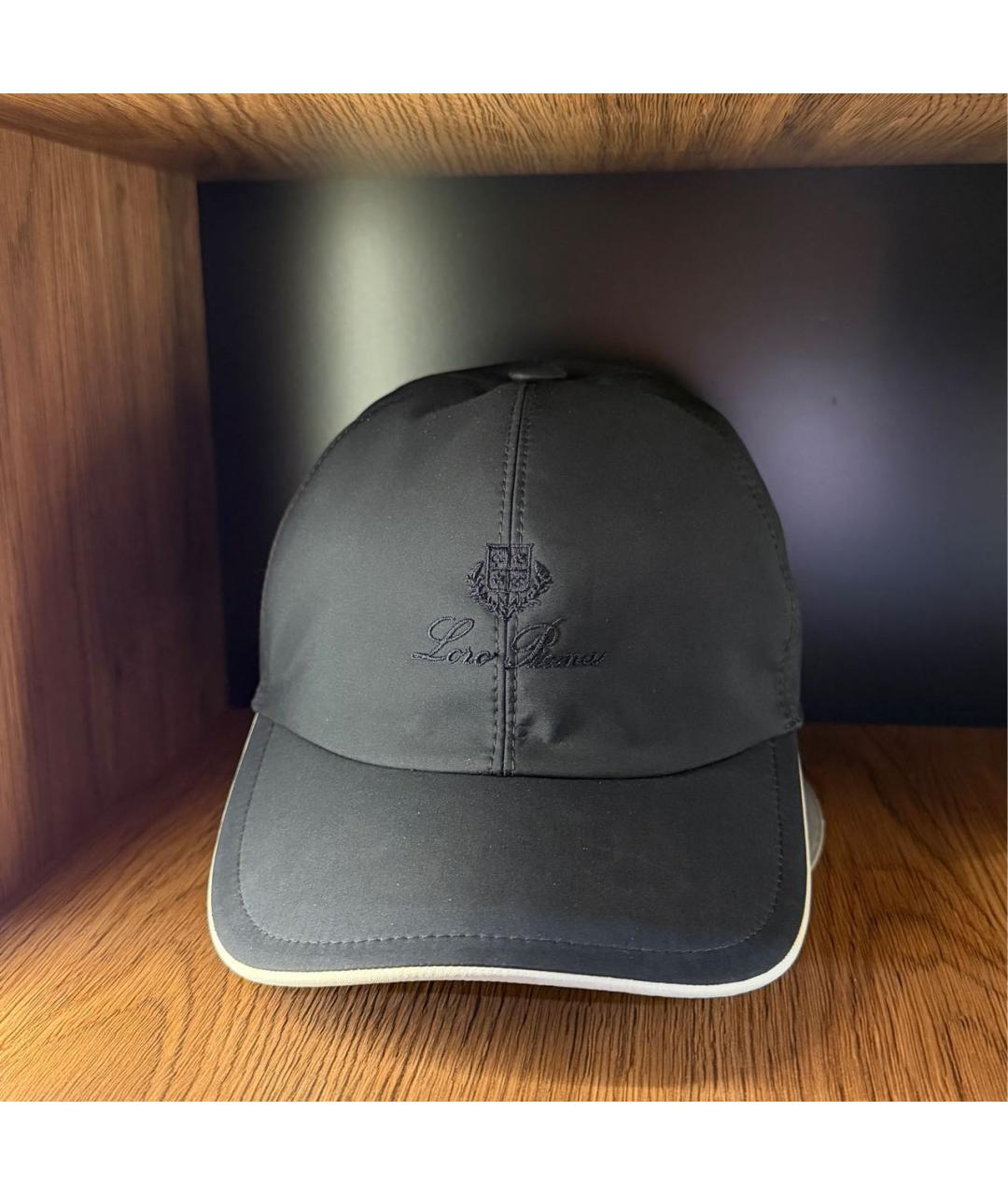 LORO PIANA Темно-синяя кепка/бейсболка, фото 3